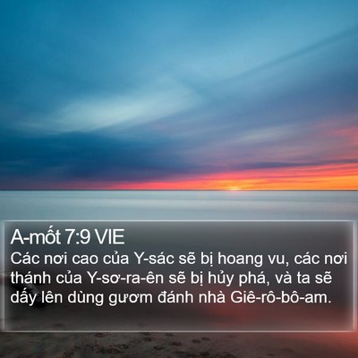 A-mốt 7:9 VIE Bible Verse Image