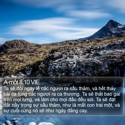 A-mốt 8:10 VIE Bible Verse Image