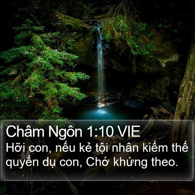 Châm Ngôn 1:10 VIE Bible Verse Image