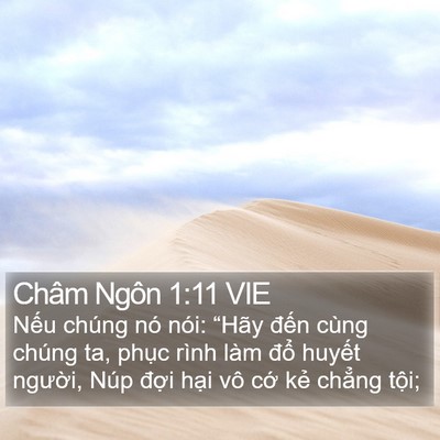Châm Ngôn 1:11 VIE Bible Verse Image