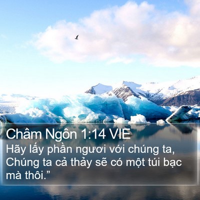 Châm Ngôn 1:14 VIE Bible Verse Image