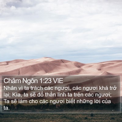 Châm Ngôn 1:23 VIE Bible Verse Image