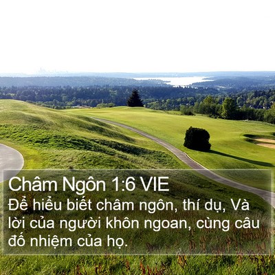 Châm Ngôn 1:6 VIE Bible Verse Image