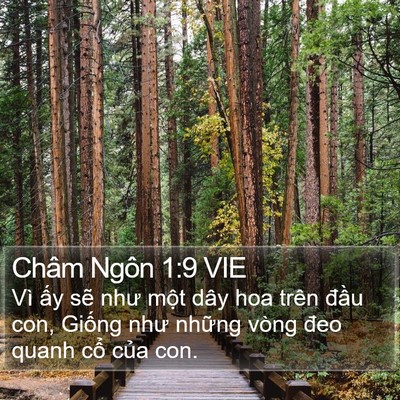 Châm Ngôn 1:9 VIE Bible Verse Image