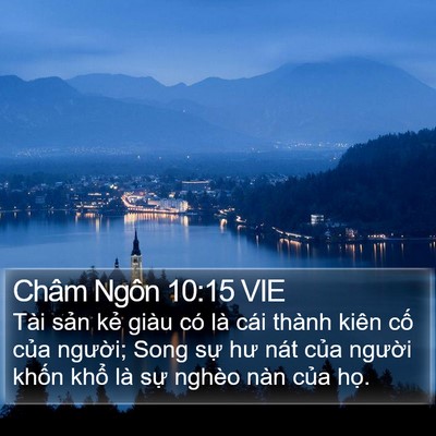 Châm Ngôn 10:15 VIE Bible Verse Image