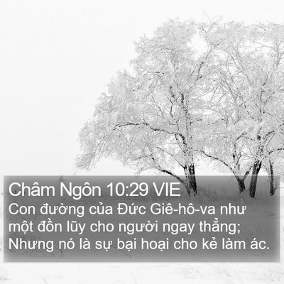 Châm Ngôn 10:29 VIE Bible Verse Image
