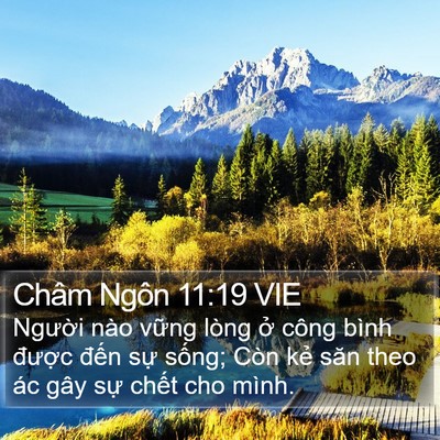 Châm Ngôn 11:19 VIE Bible Verse Image