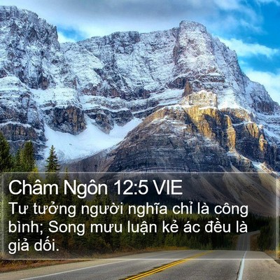 Châm Ngôn 12:5 VIE Bible Verse Image