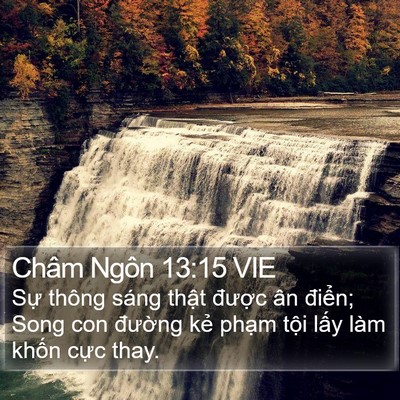 Châm Ngôn 13:15 VIE Bible Verse Image