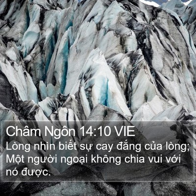 Châm Ngôn 14:10 VIE Bible Verse Image