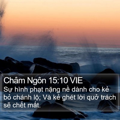 Châm Ngôn 15:10 VIE Bible Verse Image