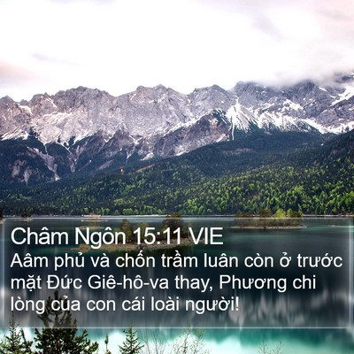 Châm Ngôn 15:11 VIE Bible Verse Image