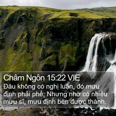 Châm Ngôn 15:22 VIE Bible Verse Image