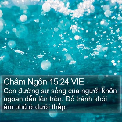 Châm Ngôn 15:24 VIE Bible Verse Image