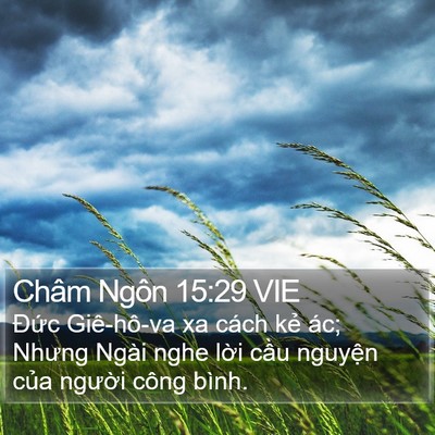 Châm Ngôn 15:29 VIE Bible Verse Image