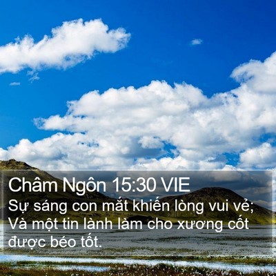 Châm Ngôn 15:30 VIE Bible Verse Image