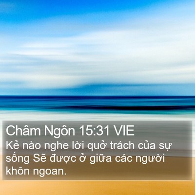 Châm Ngôn 15:31 VIE Bible Verse Image