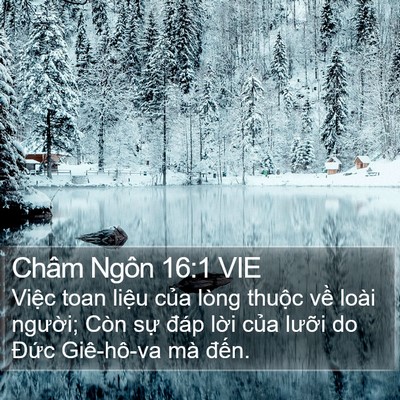 Châm Ngôn 16:1 VIE Bible Verse Image
