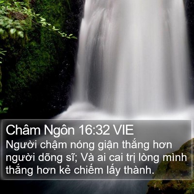 Châm Ngôn 16:32 VIE Bible Verse Image