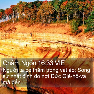 Châm Ngôn 16:33 VIE Bible Verse Image