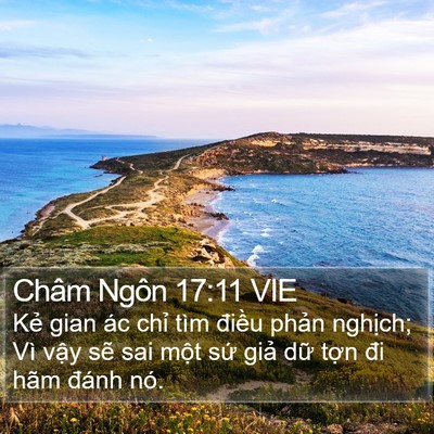 Châm Ngôn 17:11 VIE Bible Verse Image