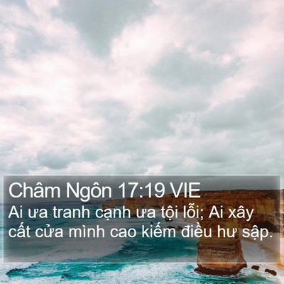 Châm Ngôn 17:19 VIE Bible Verse Image