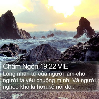 Châm Ngôn 19:22 VIE Bible Verse Image