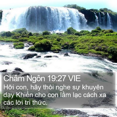 Châm Ngôn 19:27 VIE Bible Verse Image