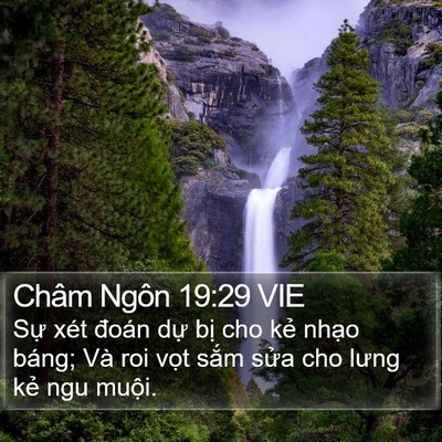 Châm Ngôn 19:29 VIE Bible Verse Image