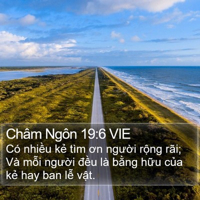 Châm Ngôn 19:6 VIE Bible Verse Image