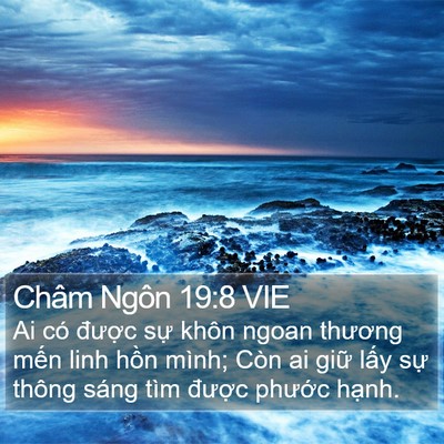 Châm Ngôn 19:8 VIE Bible Verse Image