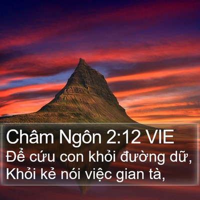 Châm Ngôn 2:12 VIE Bible Verse Image