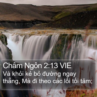 Châm Ngôn 2:13 VIE Bible Verse Image