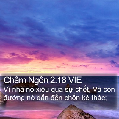 Châm Ngôn 2:18 VIE Bible Verse Image