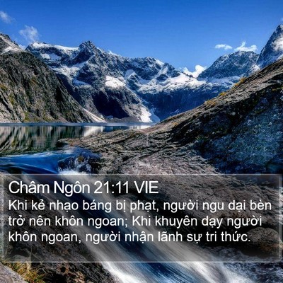Châm Ngôn 21:11 VIE Bible Verse Image