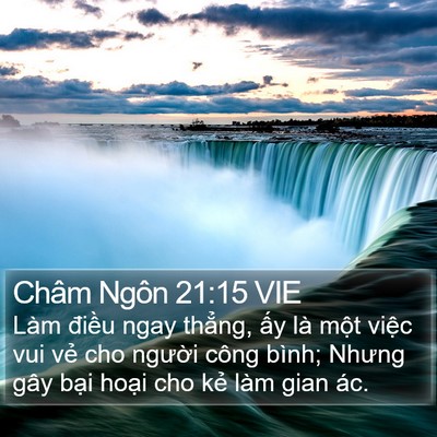 Châm Ngôn 21:15 VIE Bible Verse Image