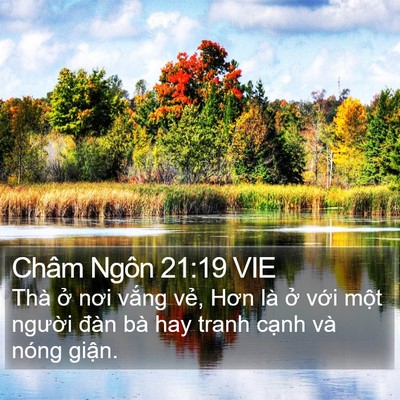 Châm Ngôn 21:19 VIE Bible Verse Image