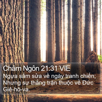Châm Ngôn 21:31 VIE Bible Verse Image
