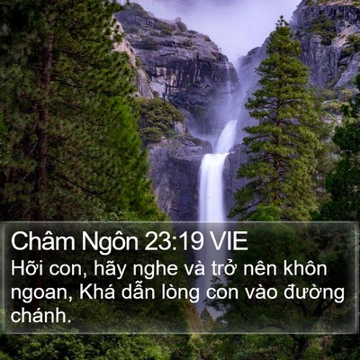 Châm Ngôn 23:19 VIE Bible Verse Image