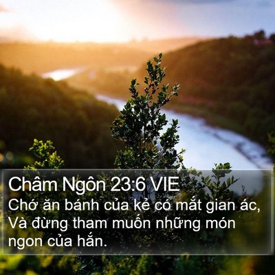 Châm Ngôn 23:6 VIE Bible Verse Image