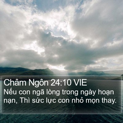 Châm Ngôn 24:10 VIE Bible Verse Image