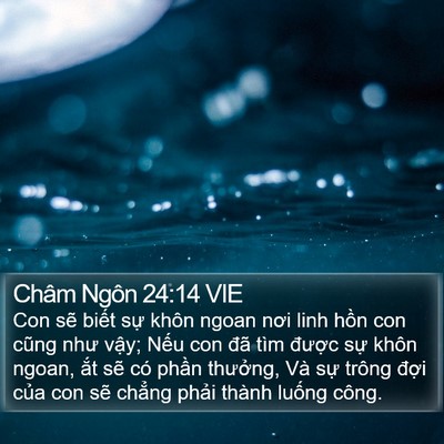 Châm Ngôn 24:14 VIE Bible Verse Image