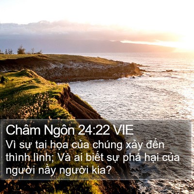 Châm Ngôn 24:22 VIE Bible Verse Image