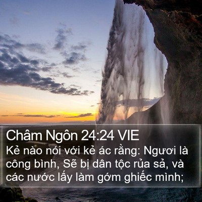 Châm Ngôn 24:24 VIE Bible Verse Image