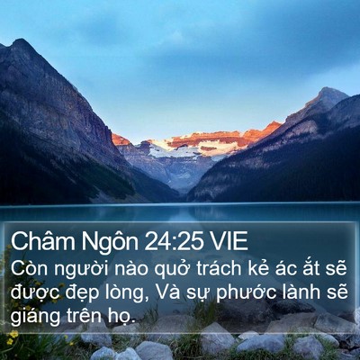 Châm Ngôn 24:25 VIE Bible Verse Image