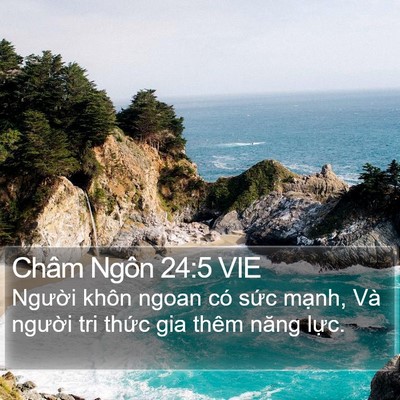 Châm Ngôn 24:5 VIE Bible Verse Image