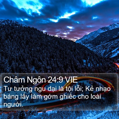 Châm Ngôn 24:9 VIE Bible Verse Image