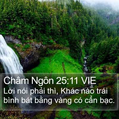 Châm Ngôn 25:11 VIE Bible Verse Image