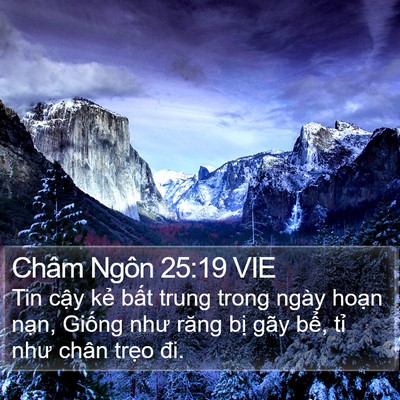 Châm Ngôn 25:19 VIE Bible Verse Image