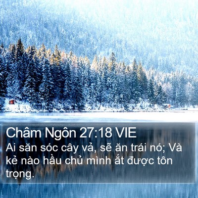 Châm Ngôn 27:18 VIE Bible Verse Image